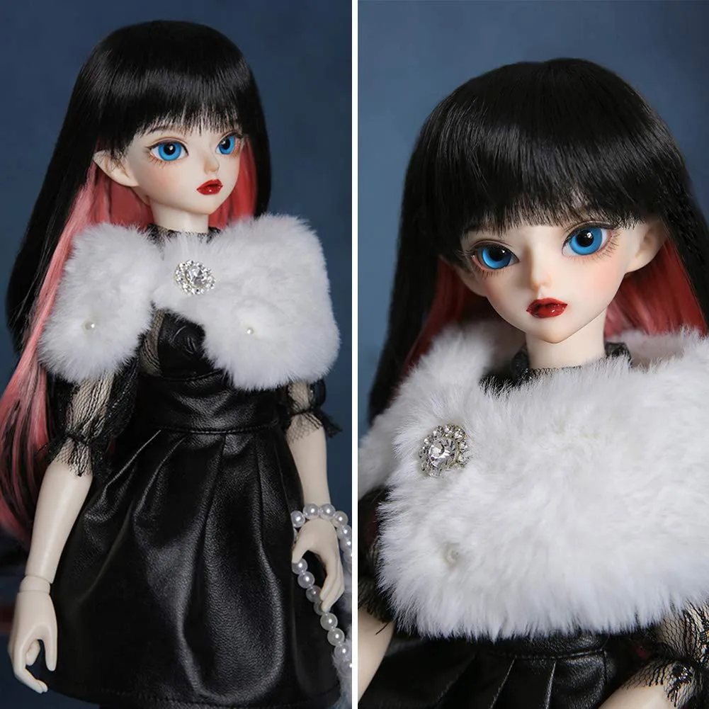 1/4 BJD Doll SD Dolls 15.7 Inch Ball Jointed Doll with All Clothes Wigs Shoes Makeup DIY Toys 100% Handmade for Girl Birthday Gift