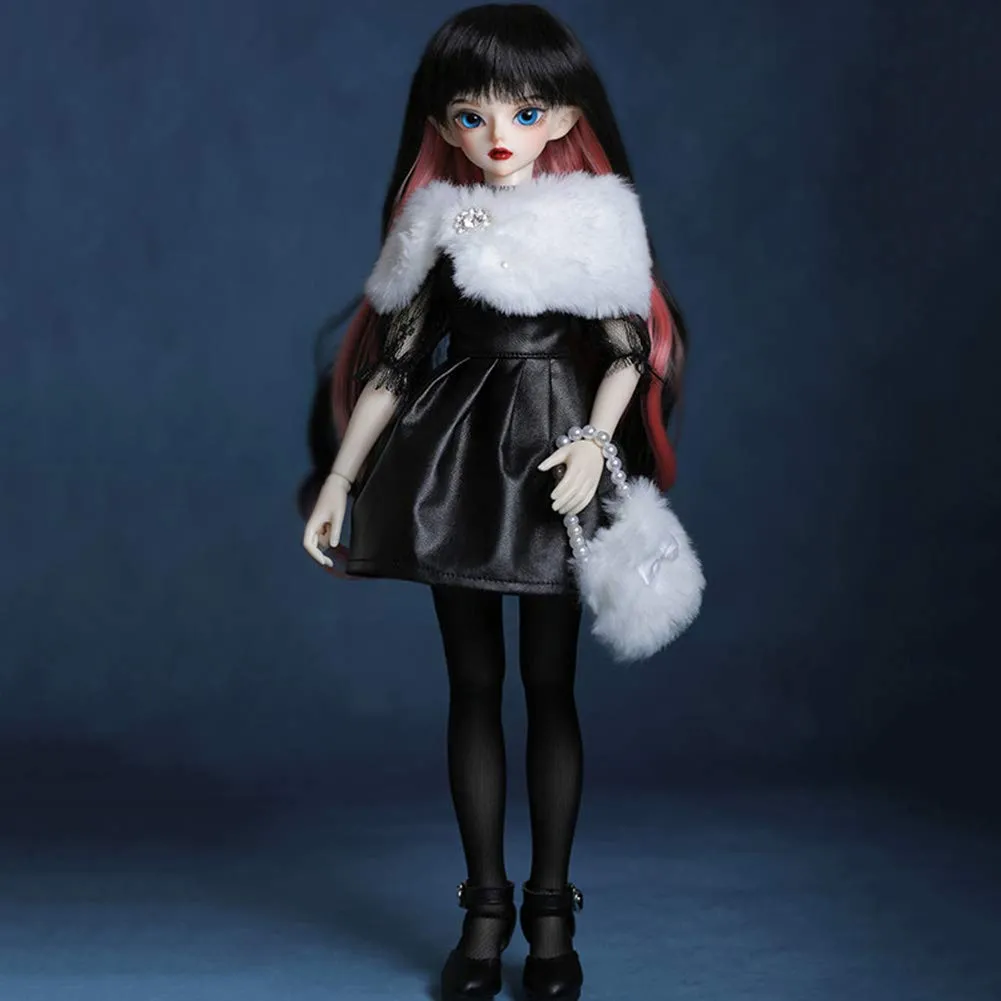 1/4 BJD Doll SD Dolls 15.7 Inch Ball Jointed Doll with All Clothes Wigs Shoes Makeup DIY Toys 100% Handmade for Girl Birthday Gift