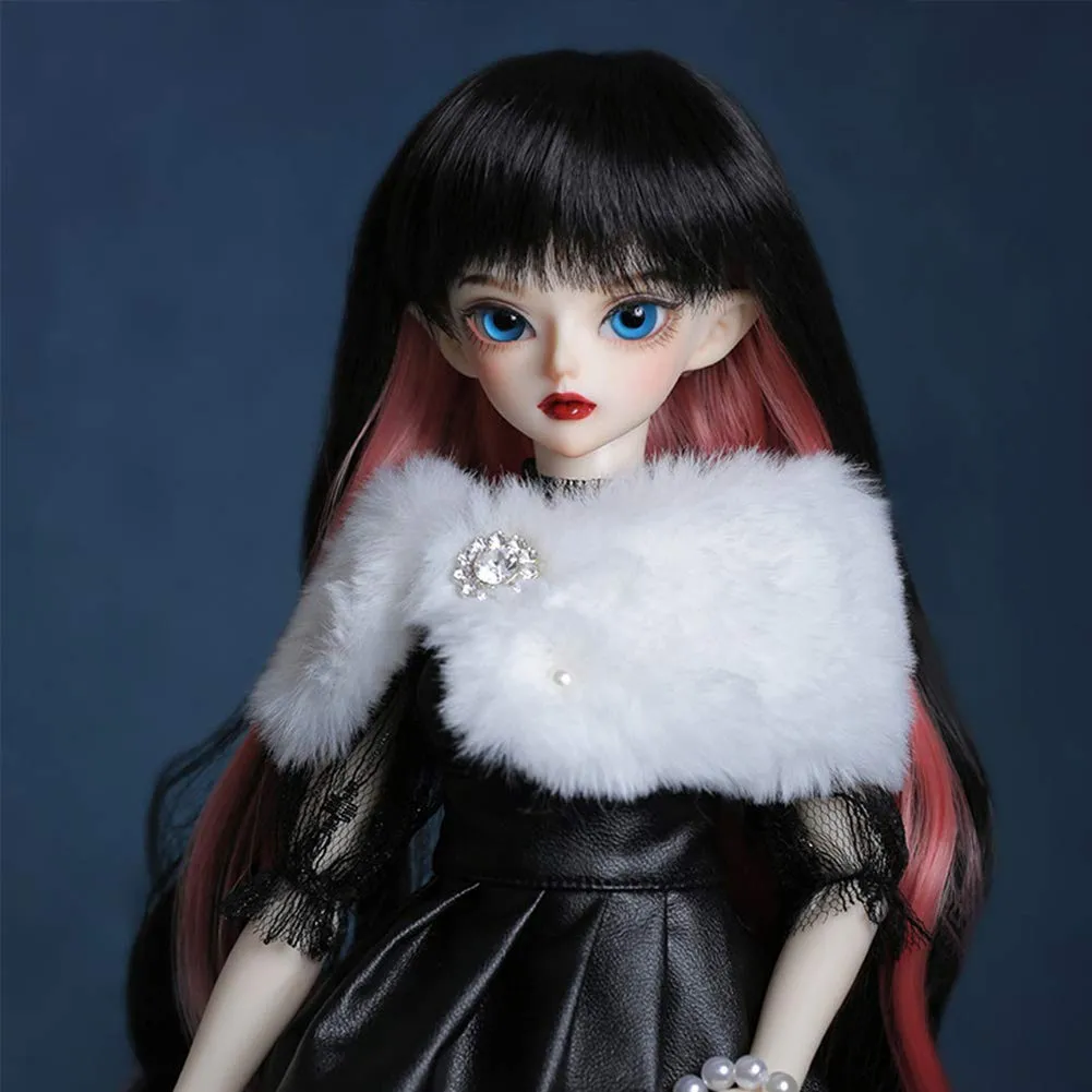 1/4 BJD Doll SD Dolls 15.7 Inch Ball Jointed Doll with All Clothes Wigs Shoes Makeup DIY Toys 100% Handmade for Girl Birthday Gift