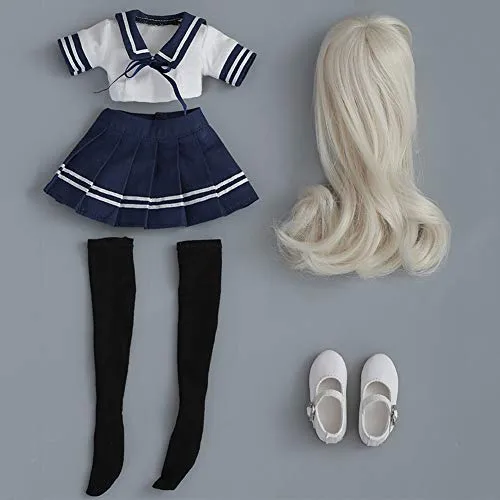 1/4 BJD Doll, SD Girl Doll 41Cm/16.1Inch Ball Jointed Dolls Female Body with Full Set Clothes Shoes Wig Makeup, Best Gift for Girls