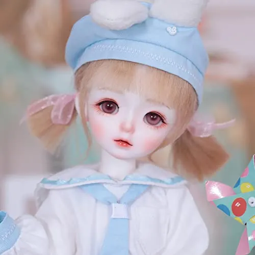 1/6 BJD Doll Fullset 26cm 10.23in Cute Girl SD Dolls Handmade Ball Jointed Doll Resin DIY Gift with Clothes   Wig   Shoes   Makeup