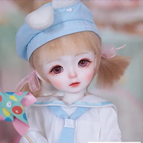 1/6 BJD Doll Fullset 26cm 10.23in Cute Girl SD Dolls Handmade Ball Jointed Doll Resin DIY Gift with Clothes   Wig   Shoes   Makeup