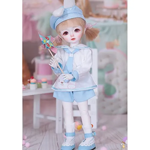 1/6 BJD Doll Fullset 26cm 10.23in Cute Girl SD Dolls Handmade Ball Jointed Doll Resin DIY Gift with Clothes   Wig   Shoes   Makeup