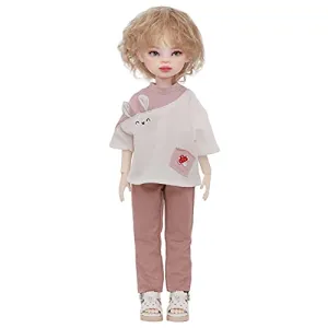27.5cm/10.82in BJD Doll 1/6 Mini SD Doll, Flexible Joints, Strong Plasticity, with Full Set Clothes   Wig   Shoes   Delicate Makeup
