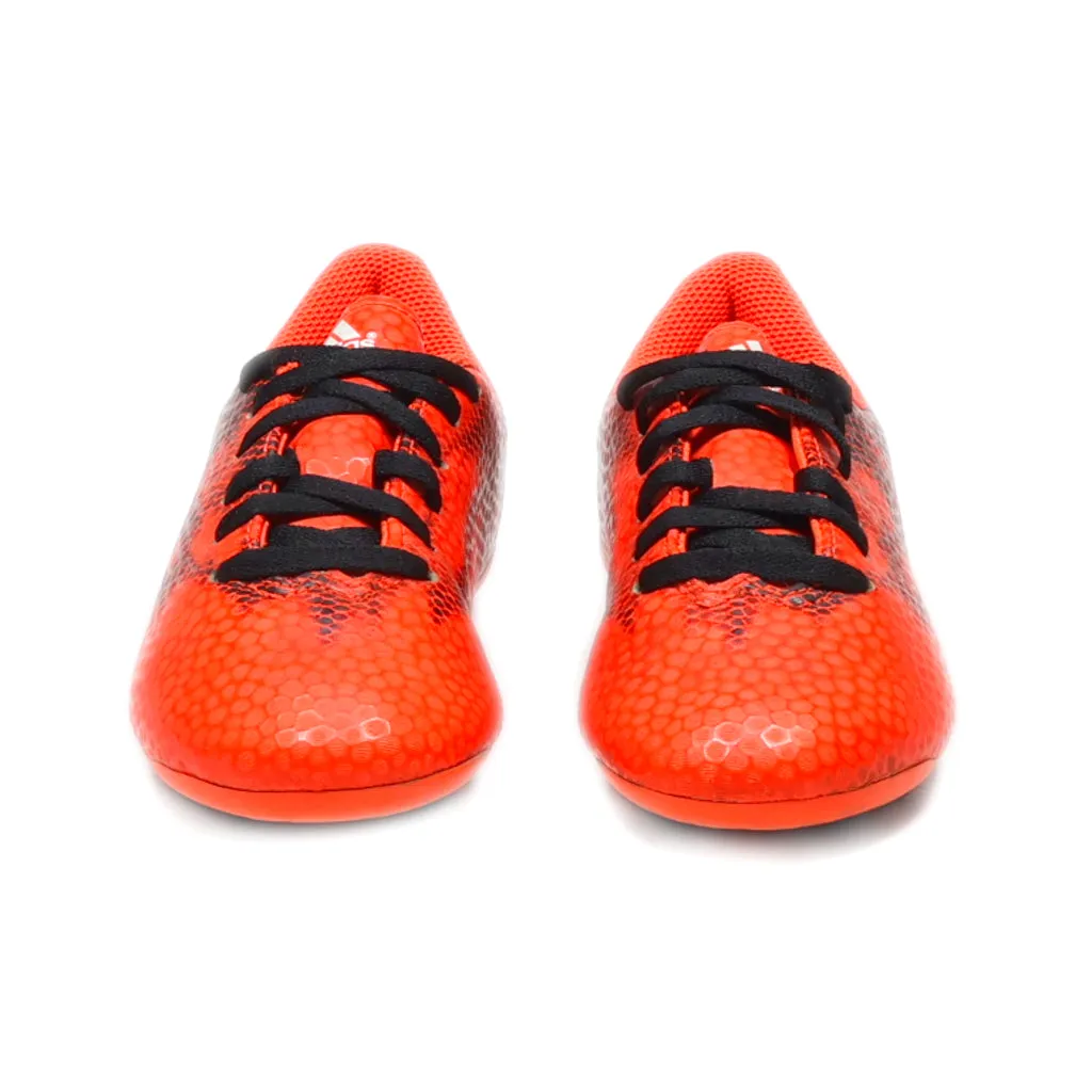 Adidas F5 Fxg Cleats Sport Shoes Leather Orange Colour For Kids
