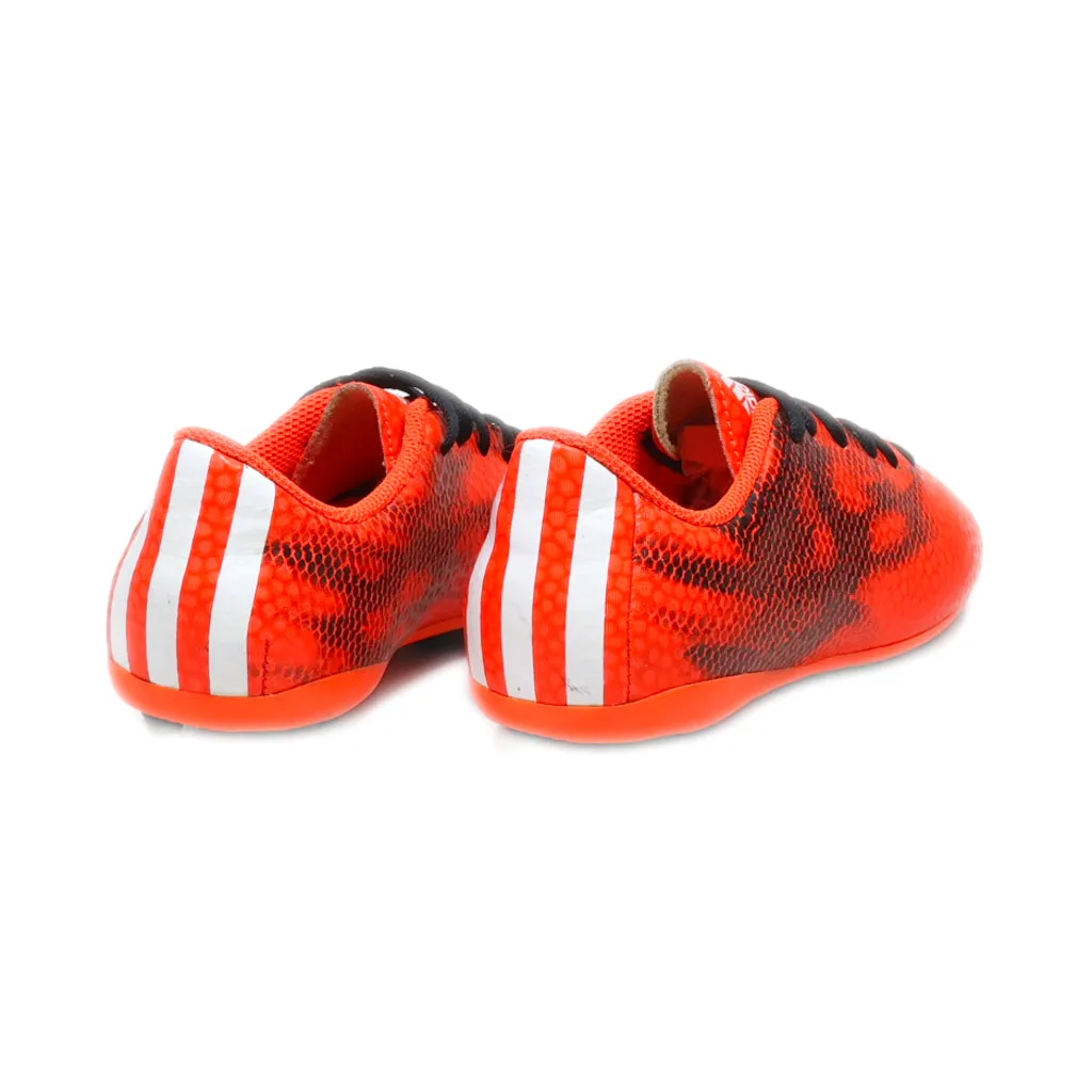 Adidas F5 Fxg Cleats Sport Shoes Leather Orange Colour For Kids