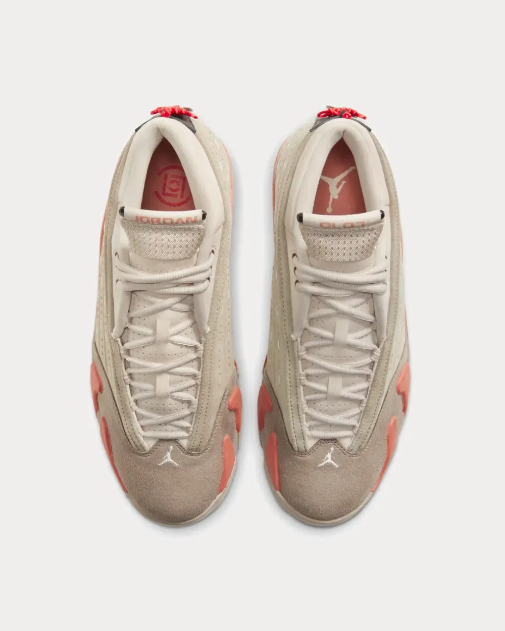 Air Jordan 14 Terracotta Low Top Sneakers