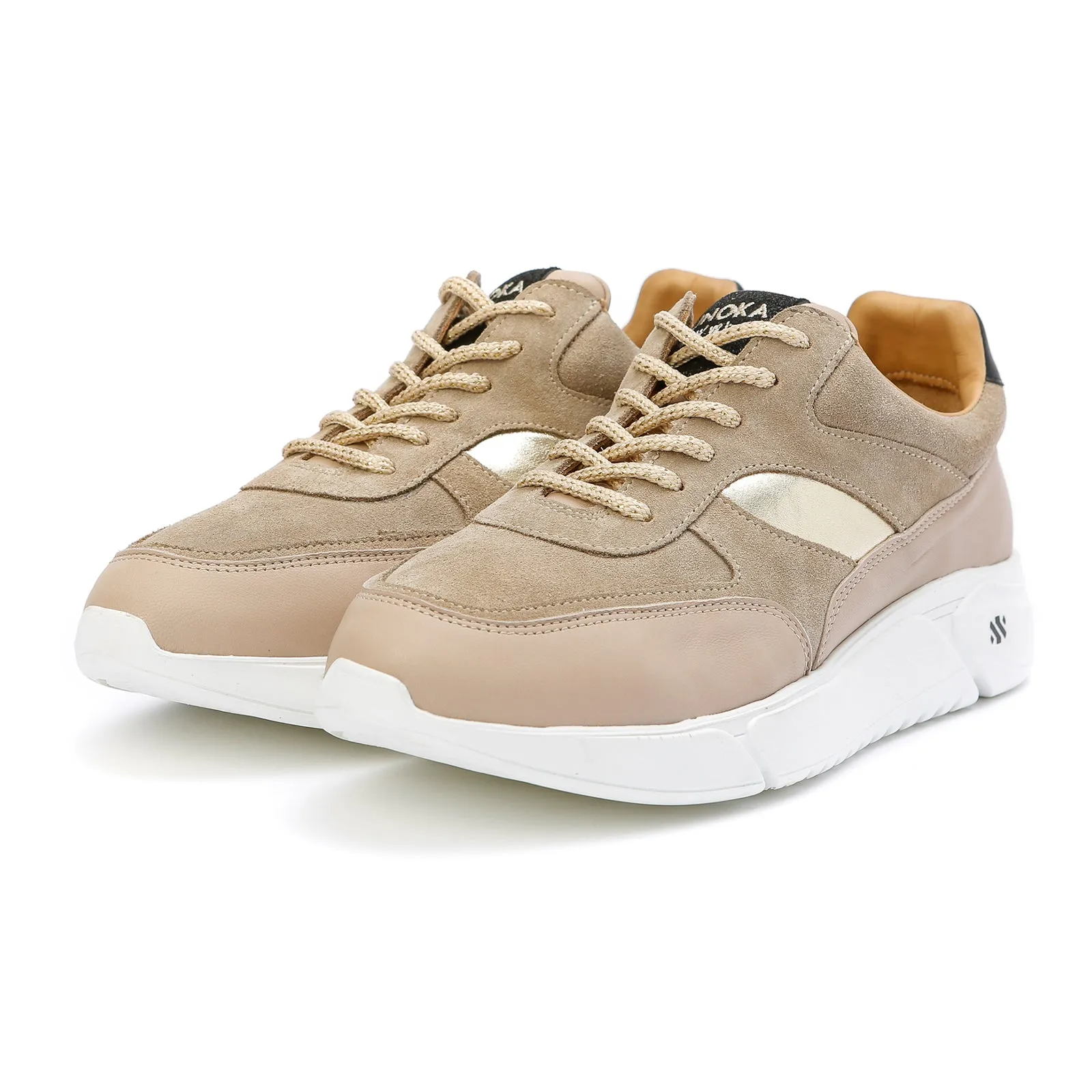 ARI platform sneaker - crosta beige