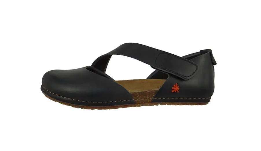 Art 0442 Creta Black Mary Jane Flats Made In Spain
