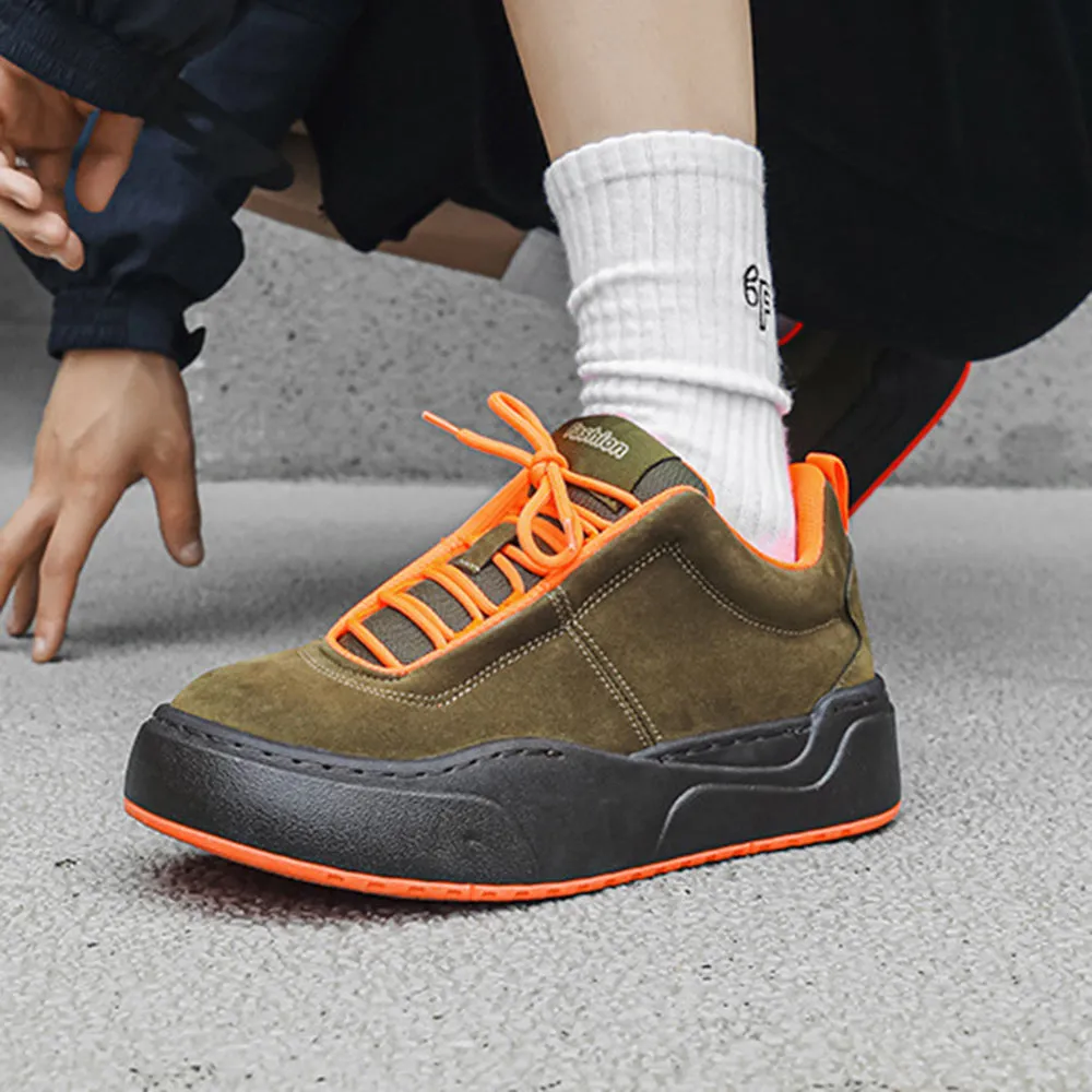 Aule Olive Bloom Sneakers