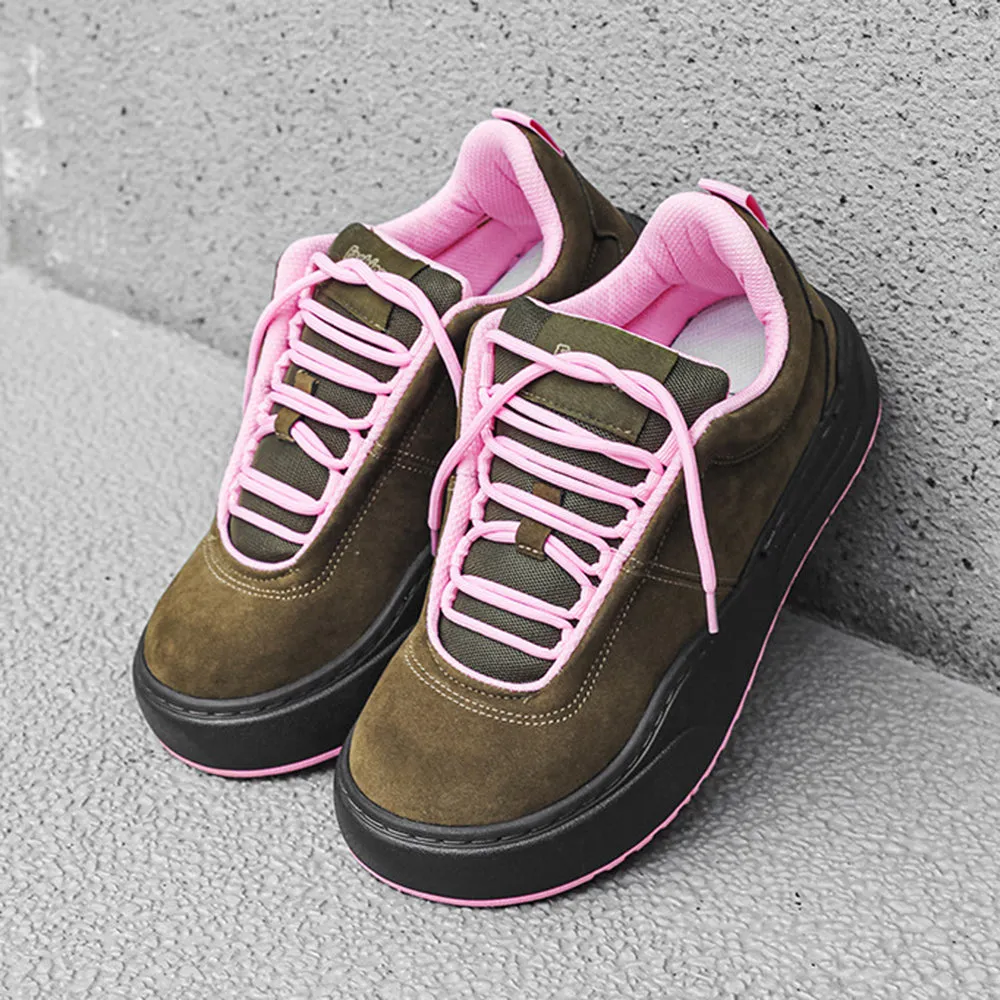 Aule Olive Bloom Sneakers