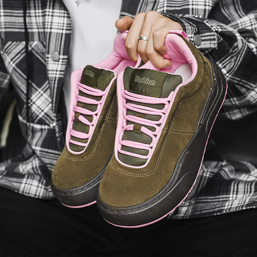 Aule Olive Bloom Sneakers
