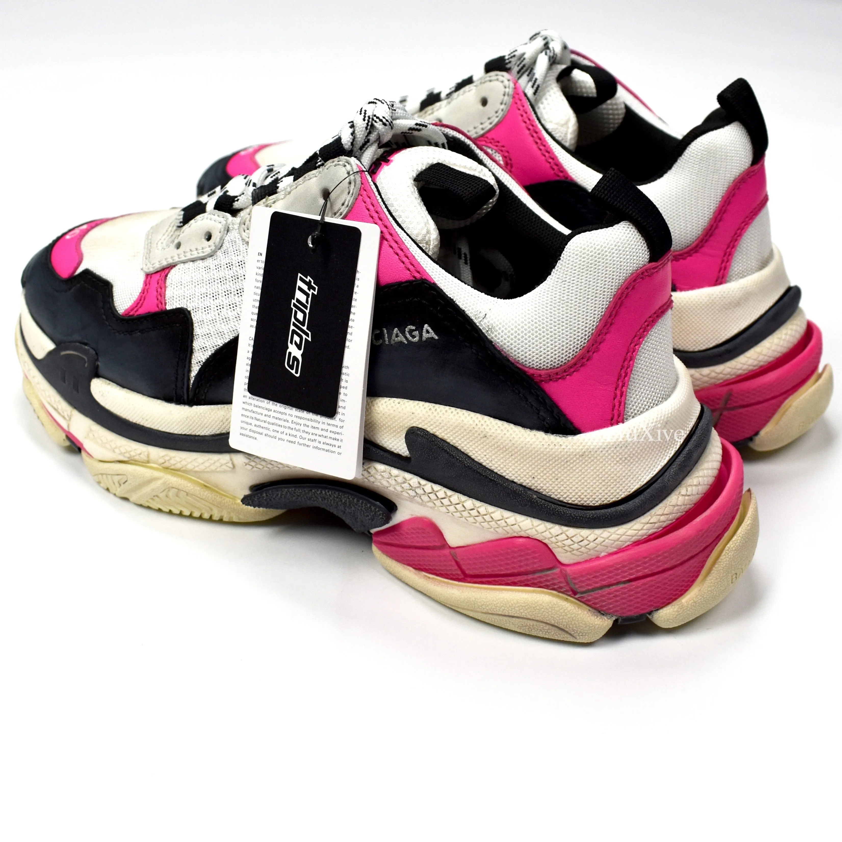 Balenciaga - Women's Triple S Trainer (White / Pink)