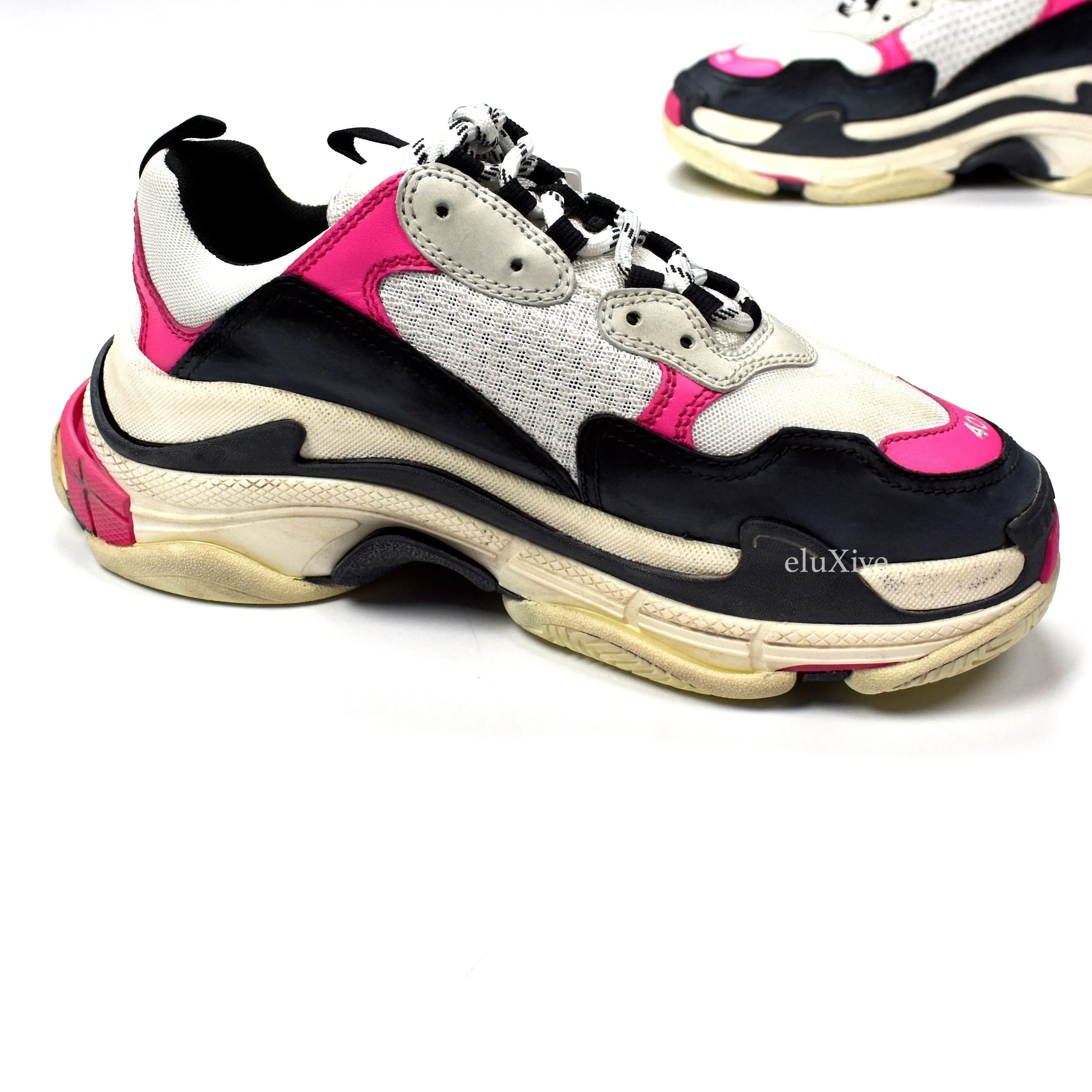 Balenciaga - Women's Triple S Trainer (White / Pink)