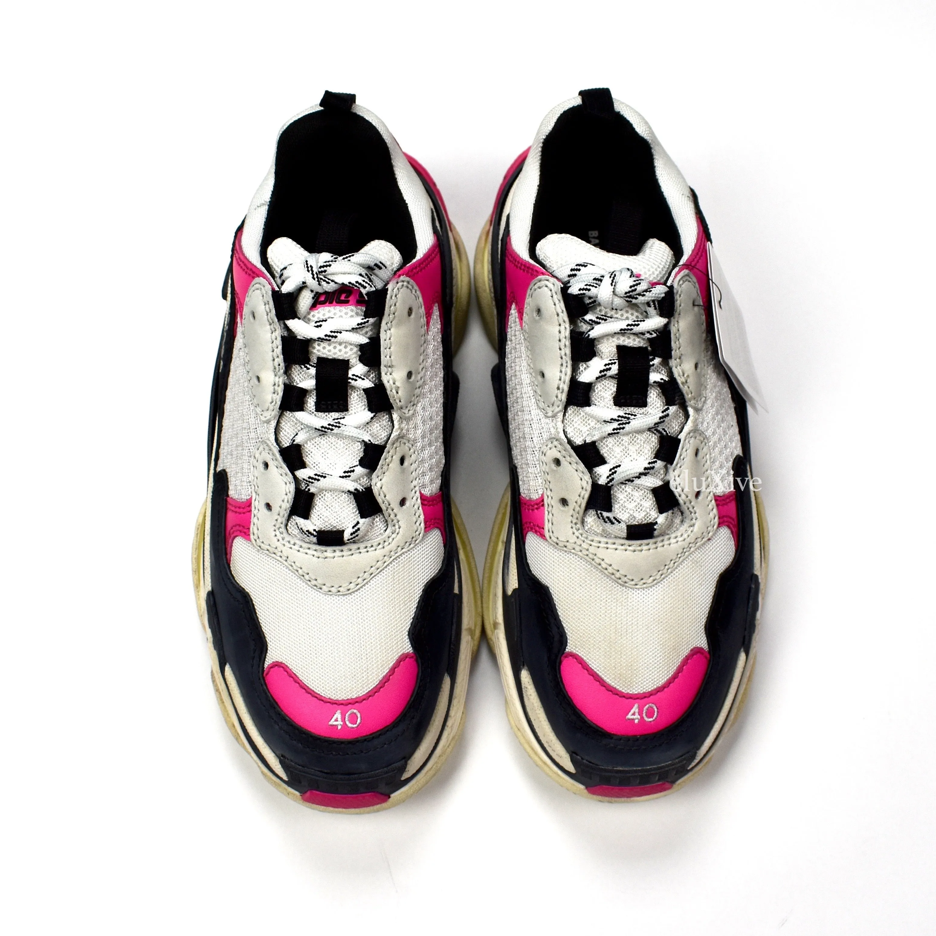 Balenciaga - Women's Triple S Trainer (White / Pink)