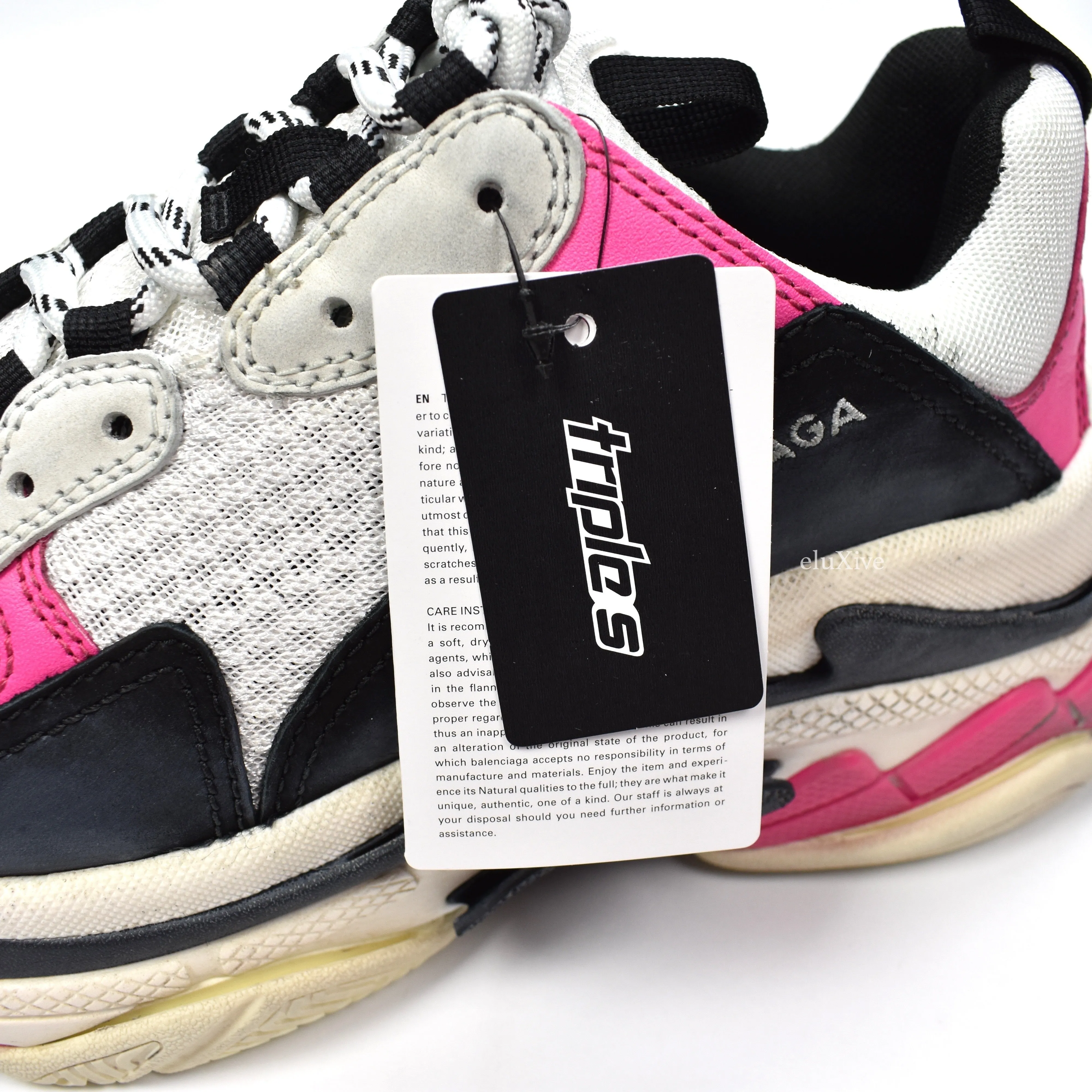 Balenciaga - Women's Triple S Trainer (White / Pink)