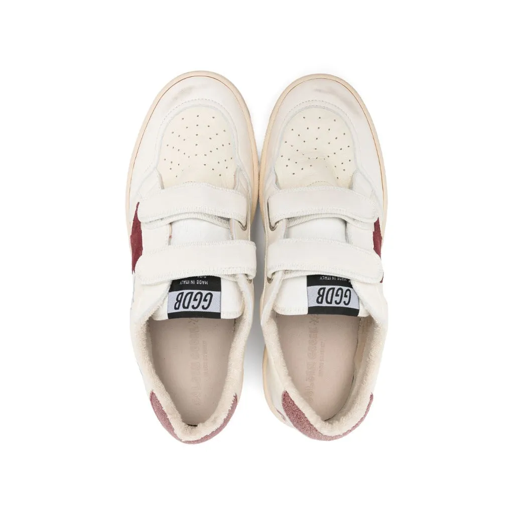 Ball Star Distressed Finish Sneakers