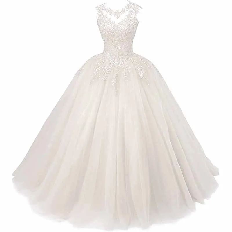 Beaded Quinceanera Dresses Sweet 16 Appliques Prom Ball Lace Gown
