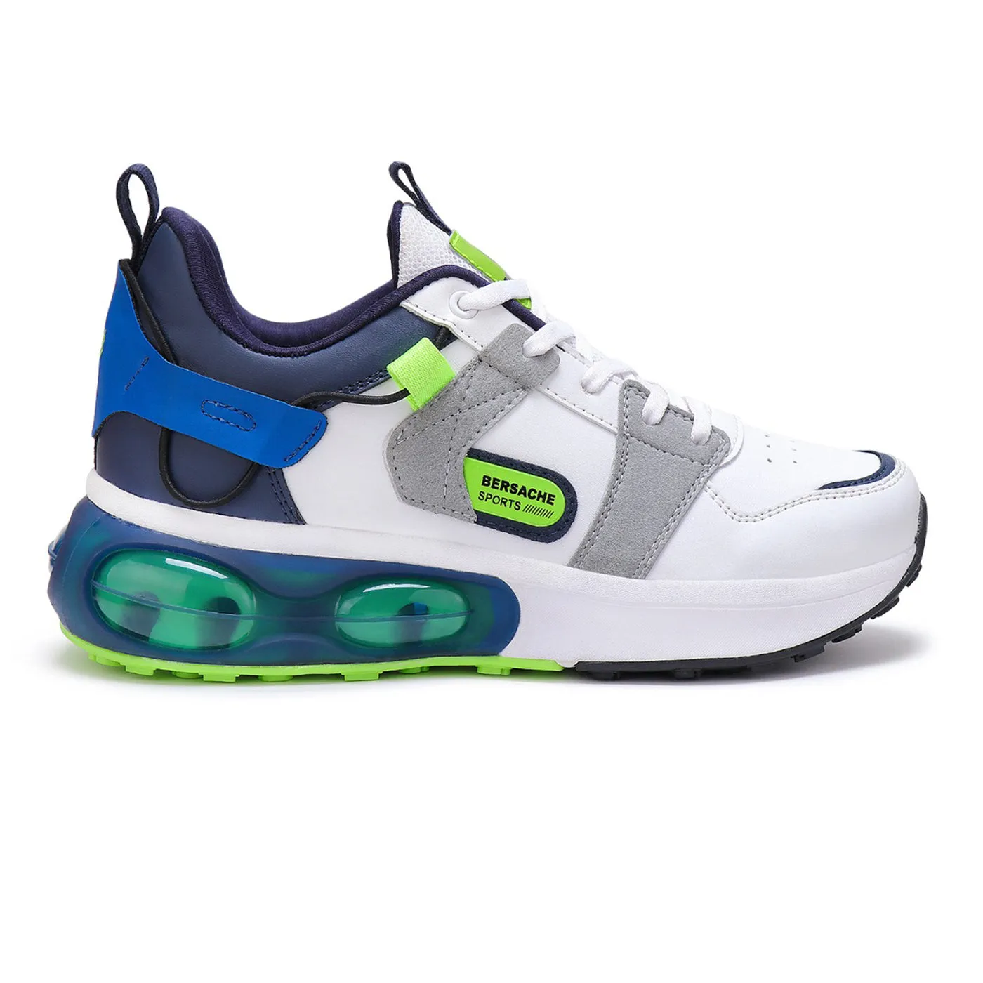 Bersache Lightweight Casual Sneaker Shoes For Men Blue-9044
