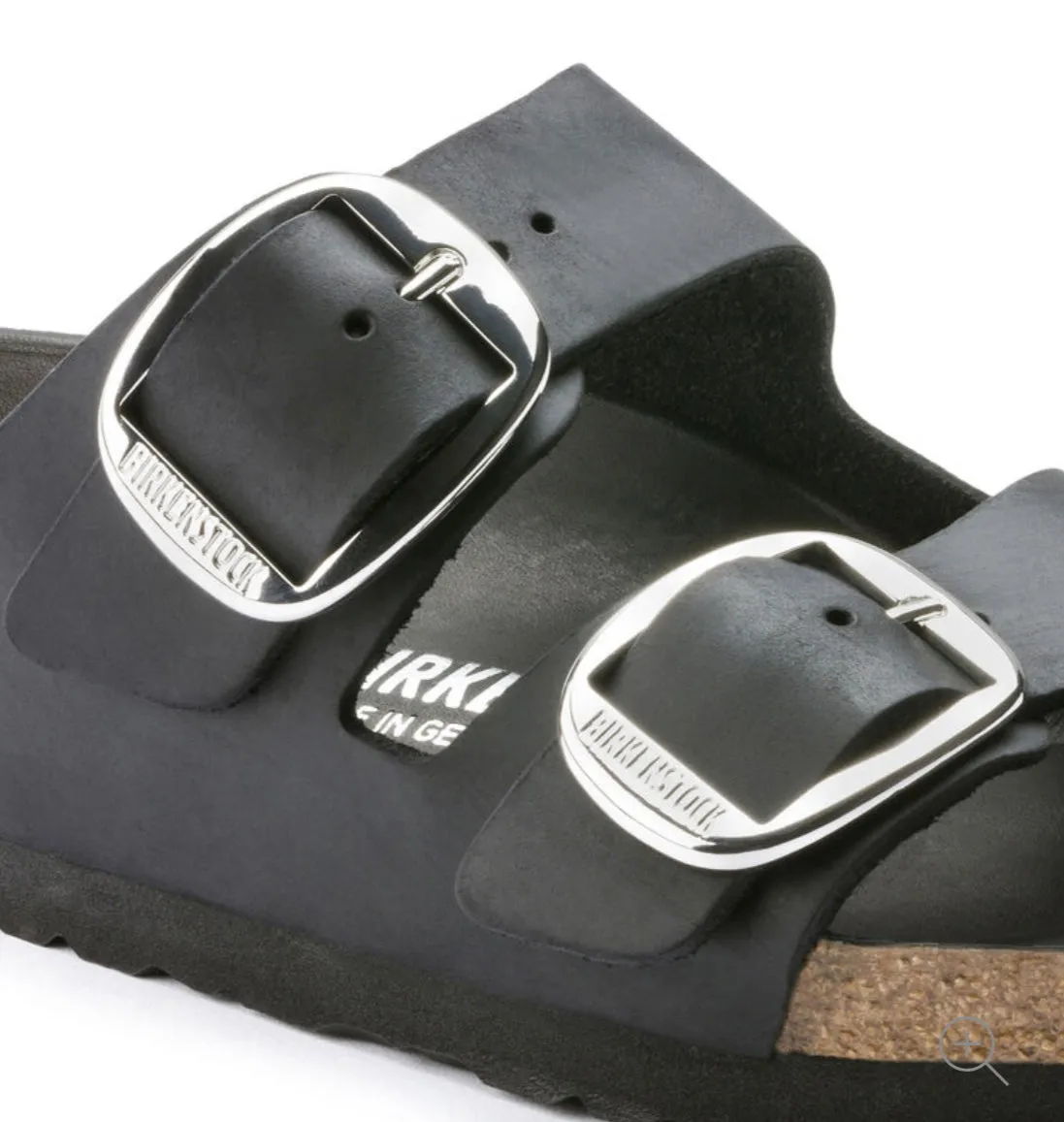 Birkenstock Arizona Big Buckle Black Oiled Leather Made In Germany