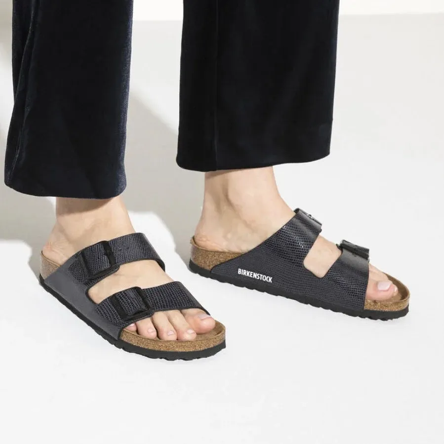 Birkenstock Arizona Magical Metallic Midnight Blue Birko-Flor Made In Germany
