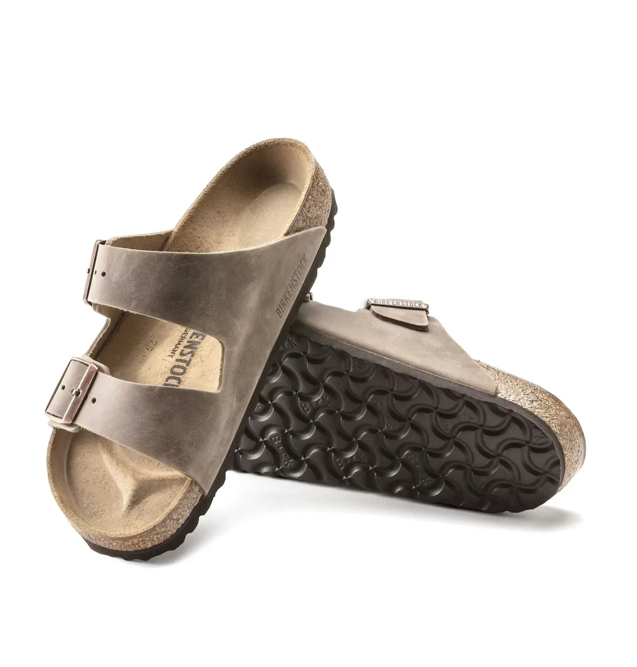 Birkenstock Arizona Tabacco Brown Oiled Leather Made In Germany
