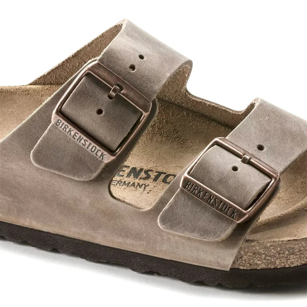 Birkenstock Arizona Tabacco Brown Oiled Leather Made In Germany