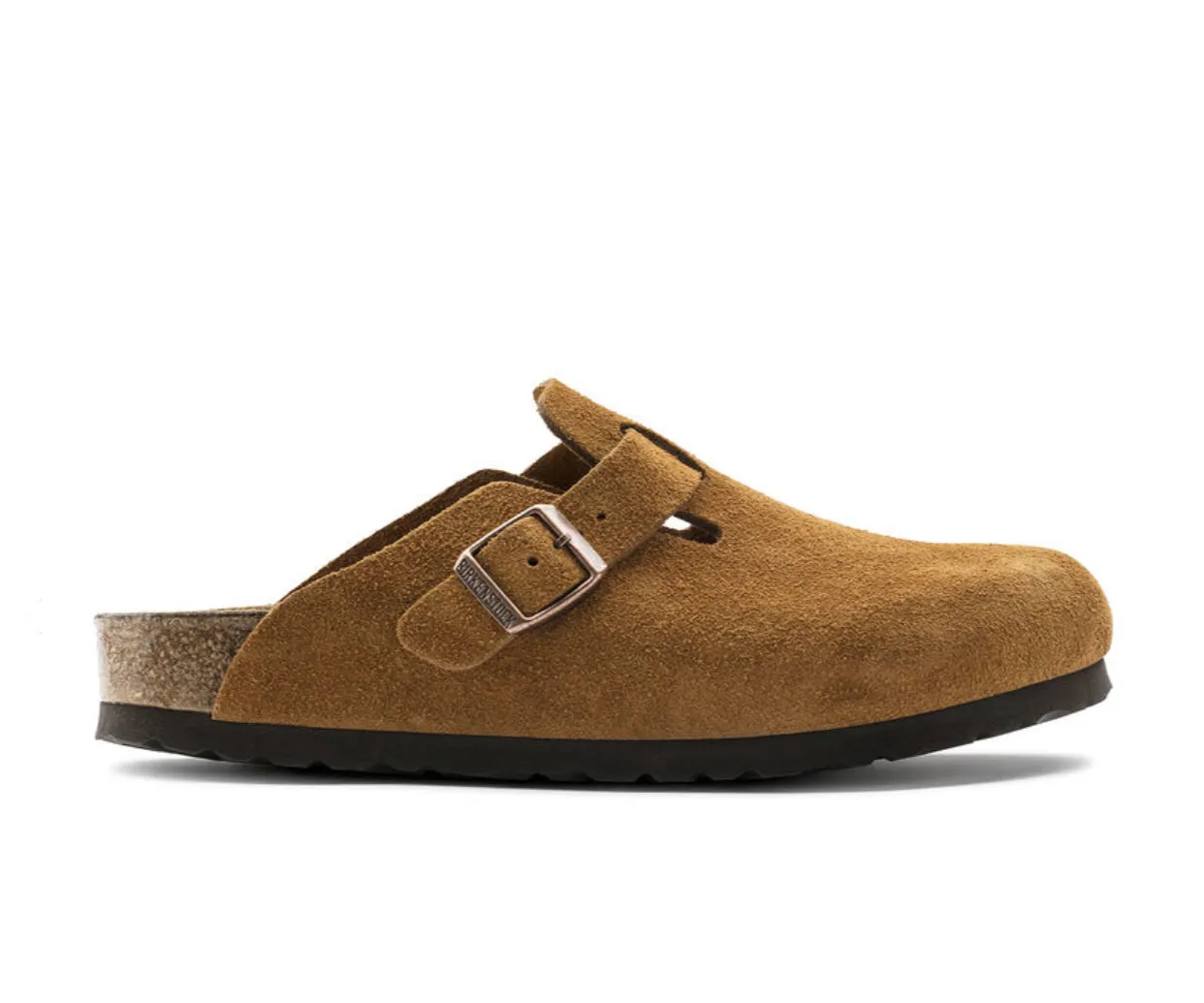 Birkenstock Boston Mink Suede Soft Footbed Made In Germany