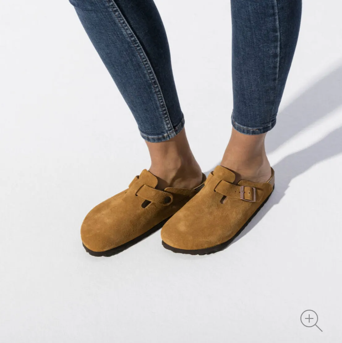Birkenstock Boston Mink Suede Soft Footbed Made In Germany
