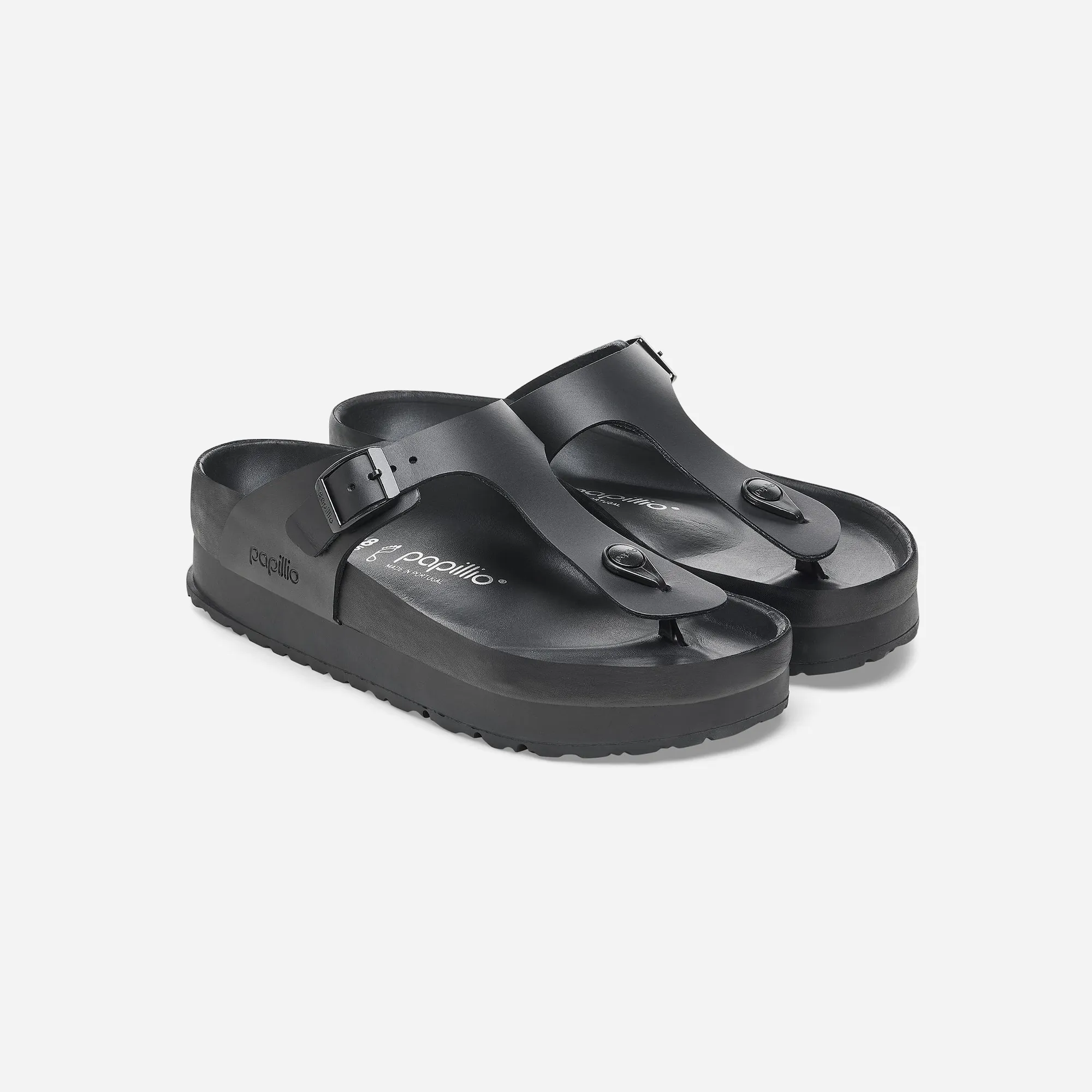 Birkenstock Gizeh Platform Flex EXQ LENA Black
