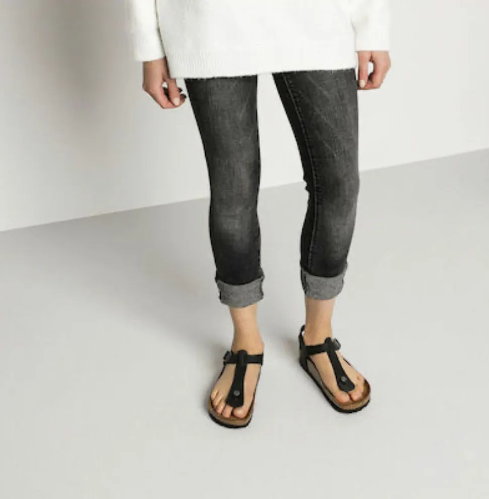 Birkenstock Kairo Black Oiled Leather Made In Germany