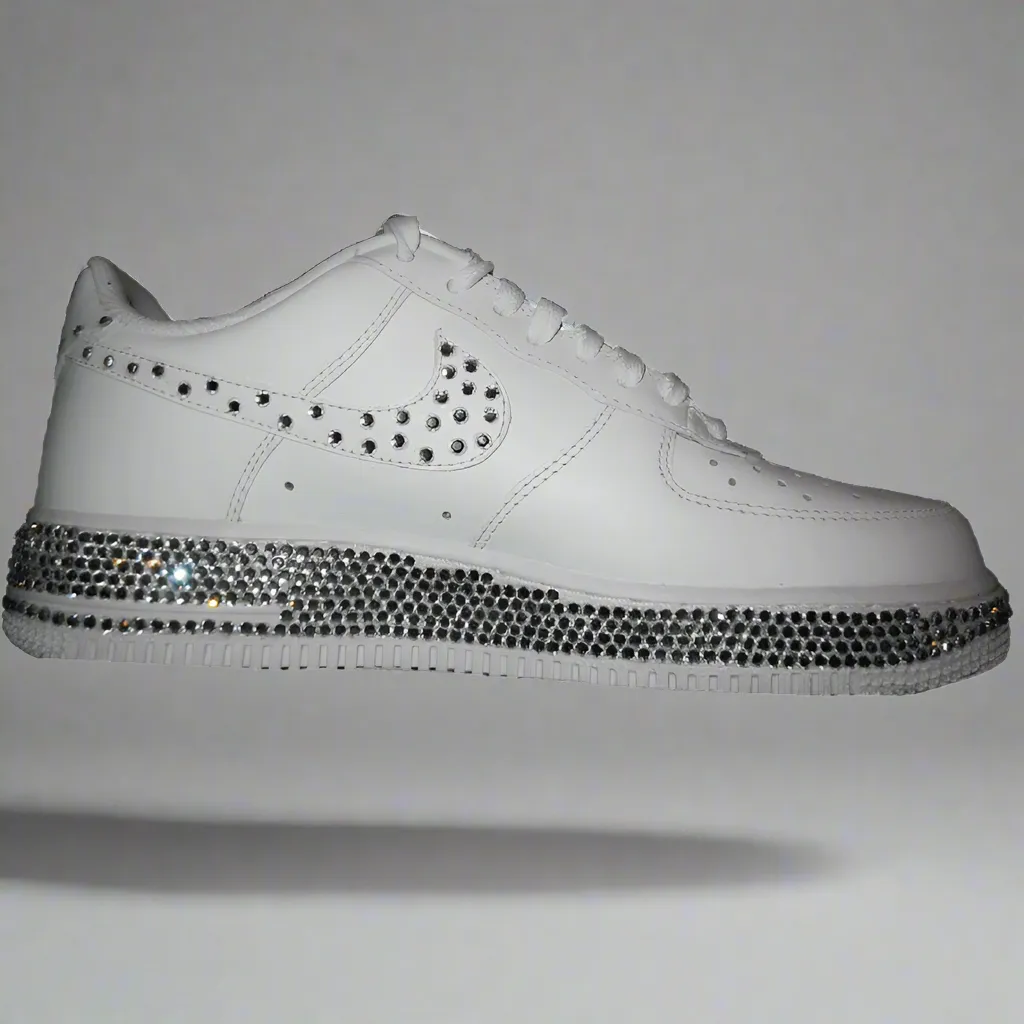 Bottom Crystal Nike Air Force 1 Sneakers