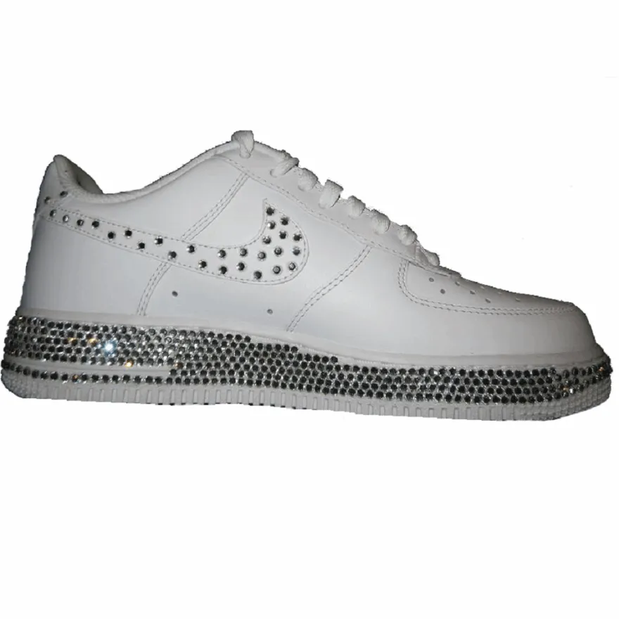 Bottom Crystal Nike Air Force 1 Sneakers