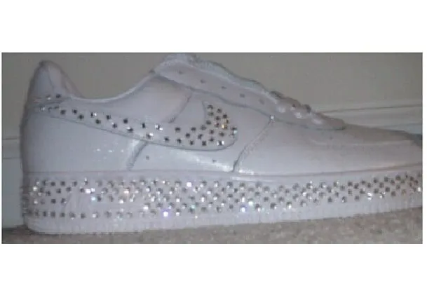 Bottom Crystal Nike Air Force 1 Sneakers