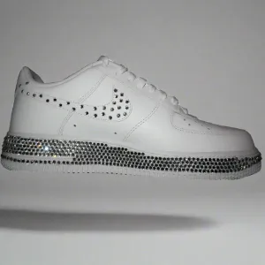 Bottom Crystal Nike Air Force 1 Sneakers