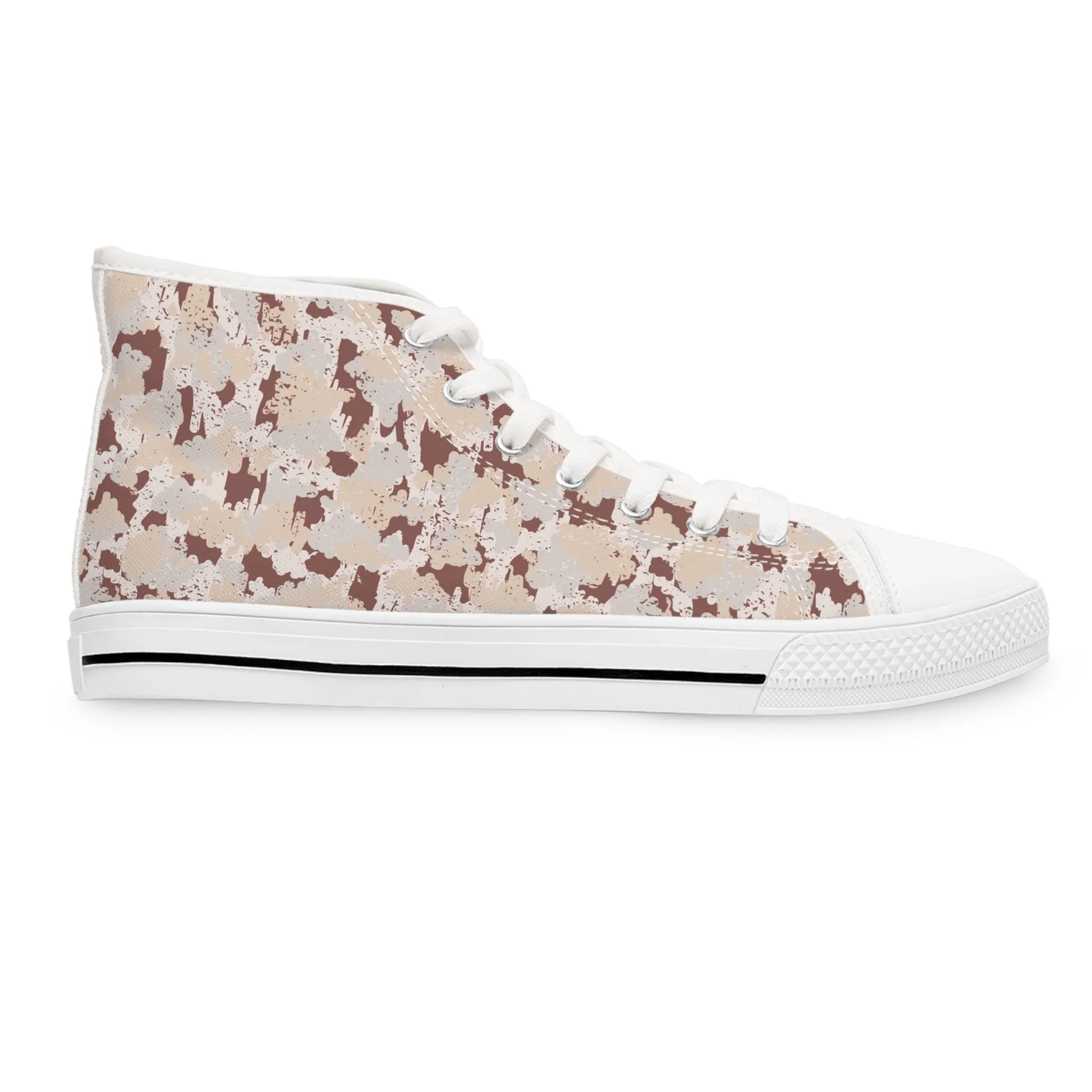 Brown Mud Women's High Top Sneakers