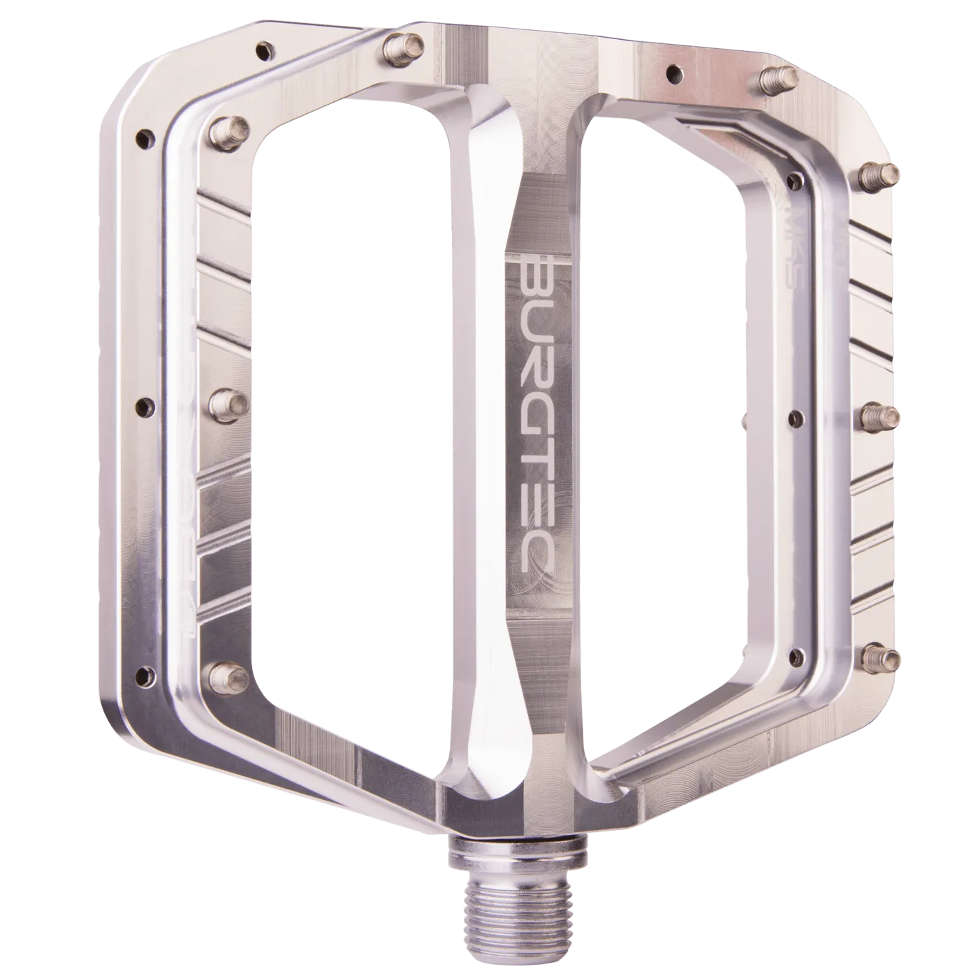 Burgtec Penthouse Mk5 Flat Pedal - STEEL AXLE (Free UK Postage)