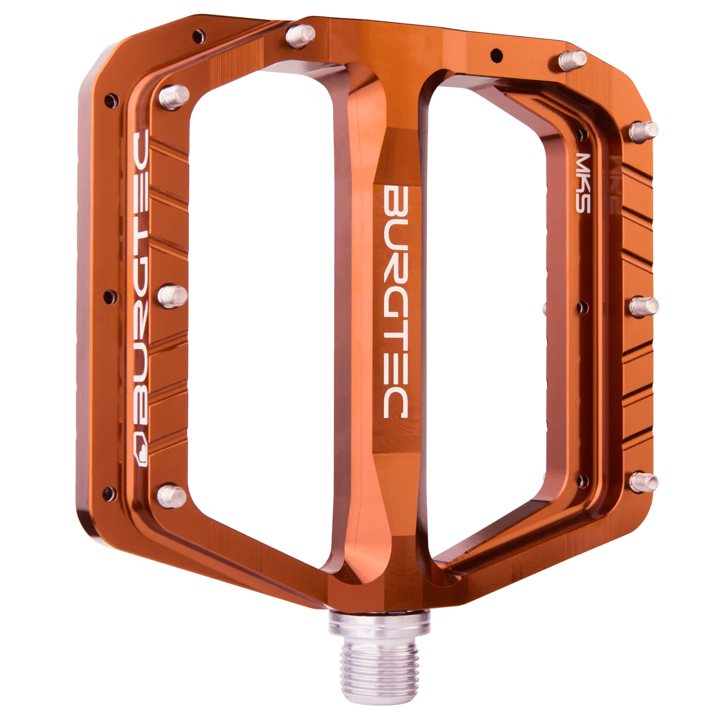 Burgtec Penthouse Mk5 Flat Pedal - STEEL AXLE (Free UK Postage)
