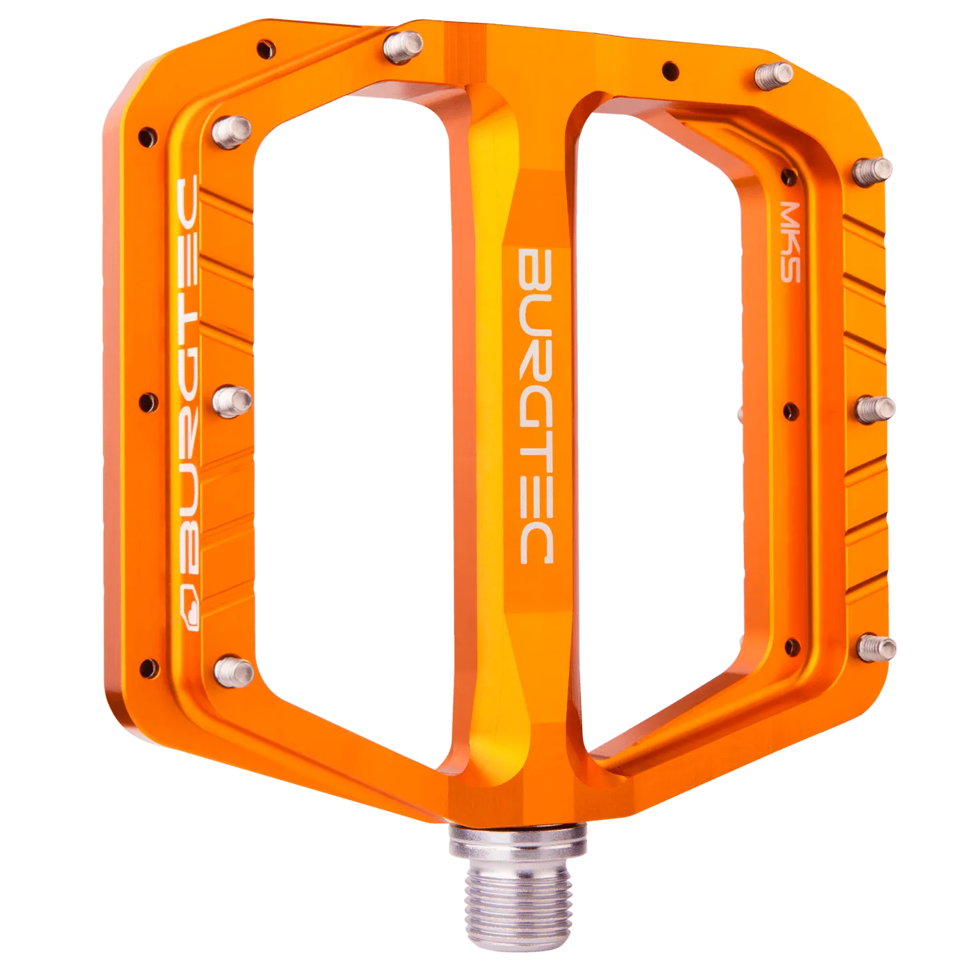 Burgtec Penthouse Mk5 Flat Pedal - STEEL AXLE (Free UK Postage)