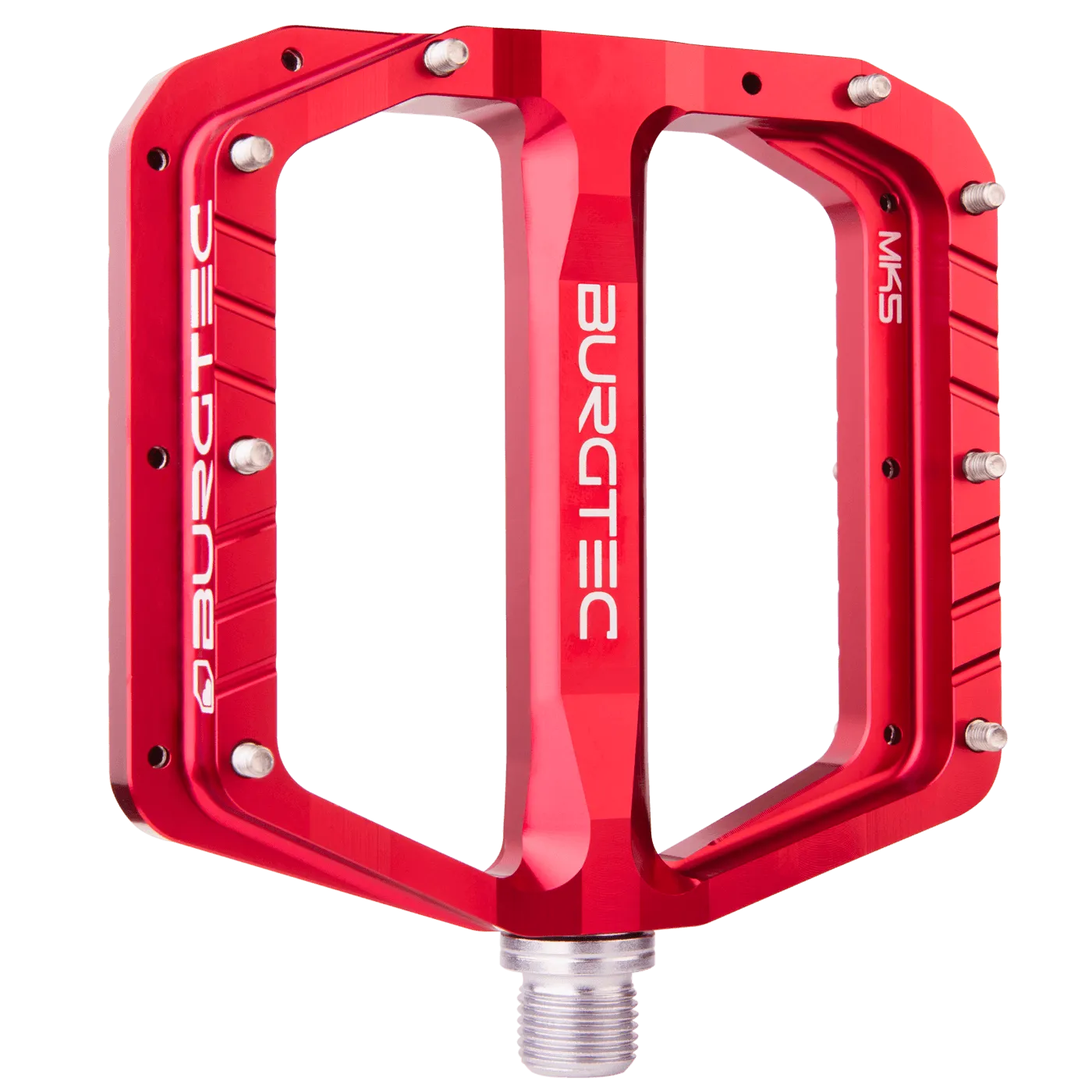 Burgtec Penthouse Mk5 Flat Pedal - STEEL AXLE (Free UK Postage)