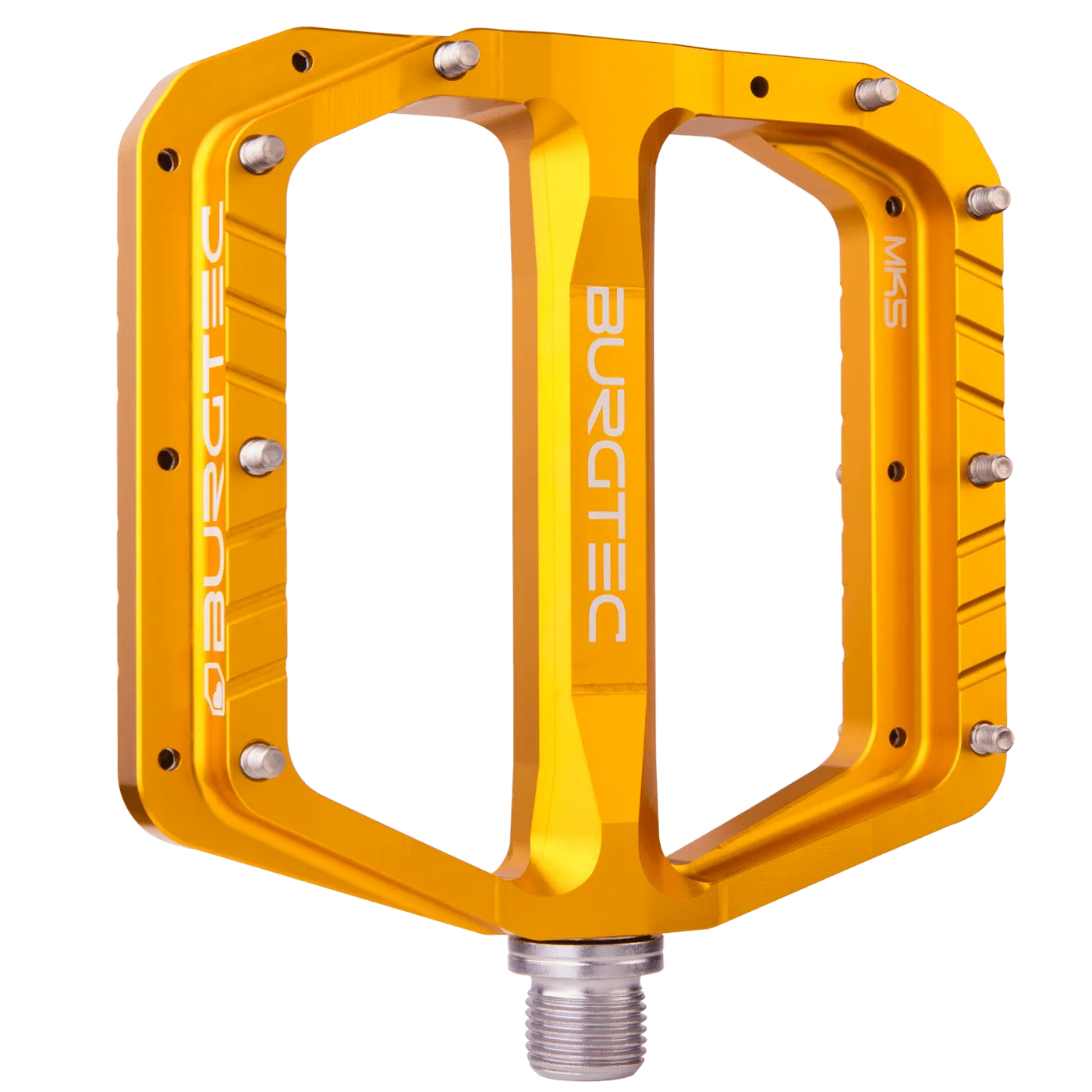 Burgtec Penthouse Mk5 Flat Pedal - STEEL AXLE (Free UK Postage)
