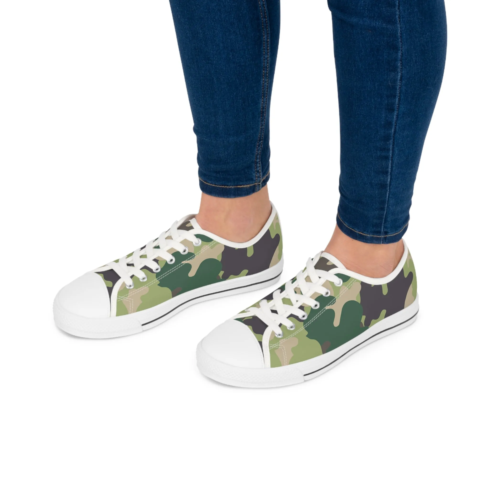 Camo no 9 Women's Low Top Sneakers