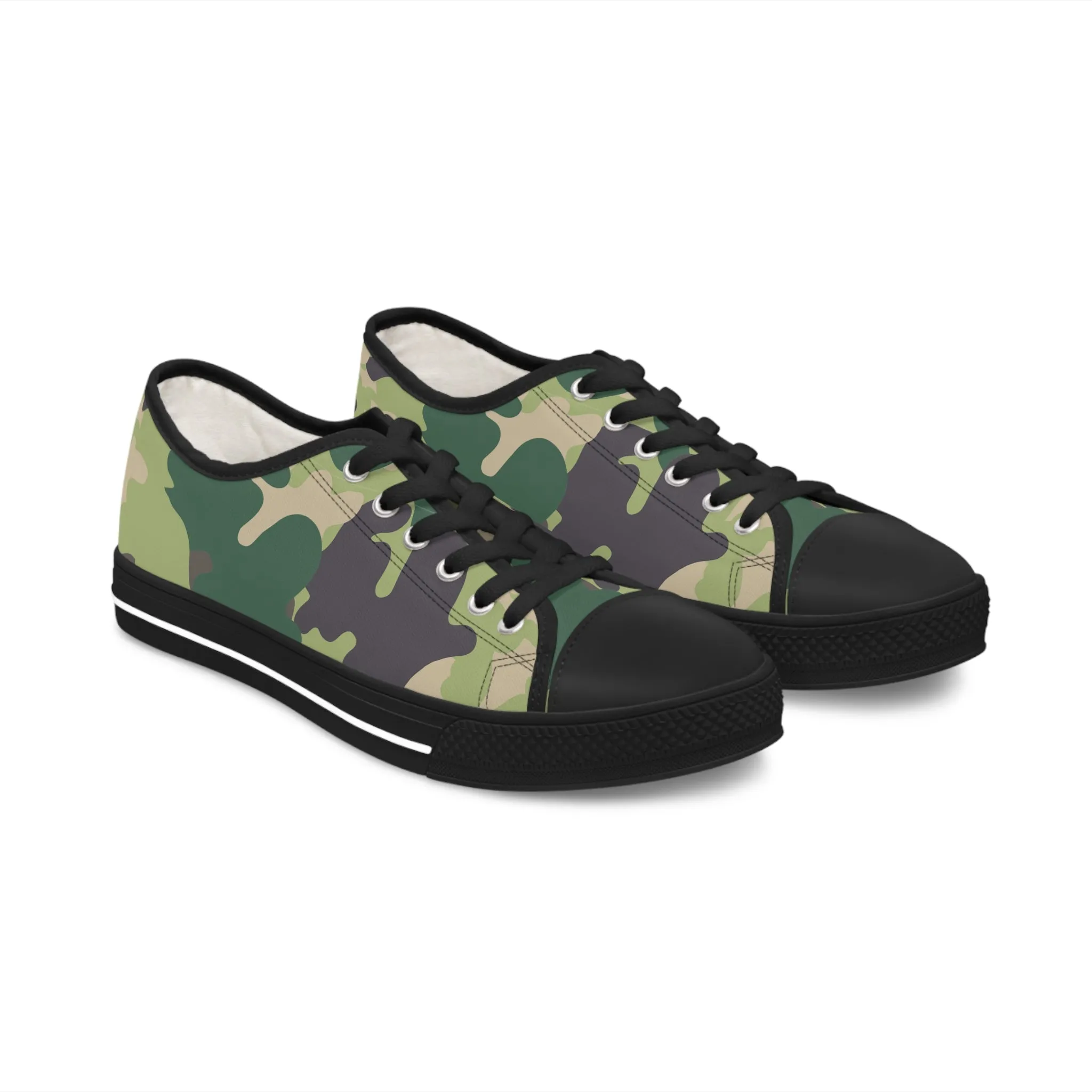 Camo no 9 Women's Low Top Sneakers