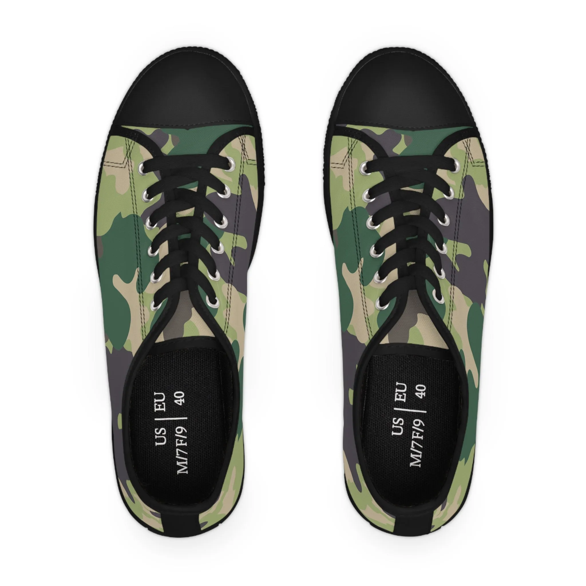 Camo no 9 Women's Low Top Sneakers