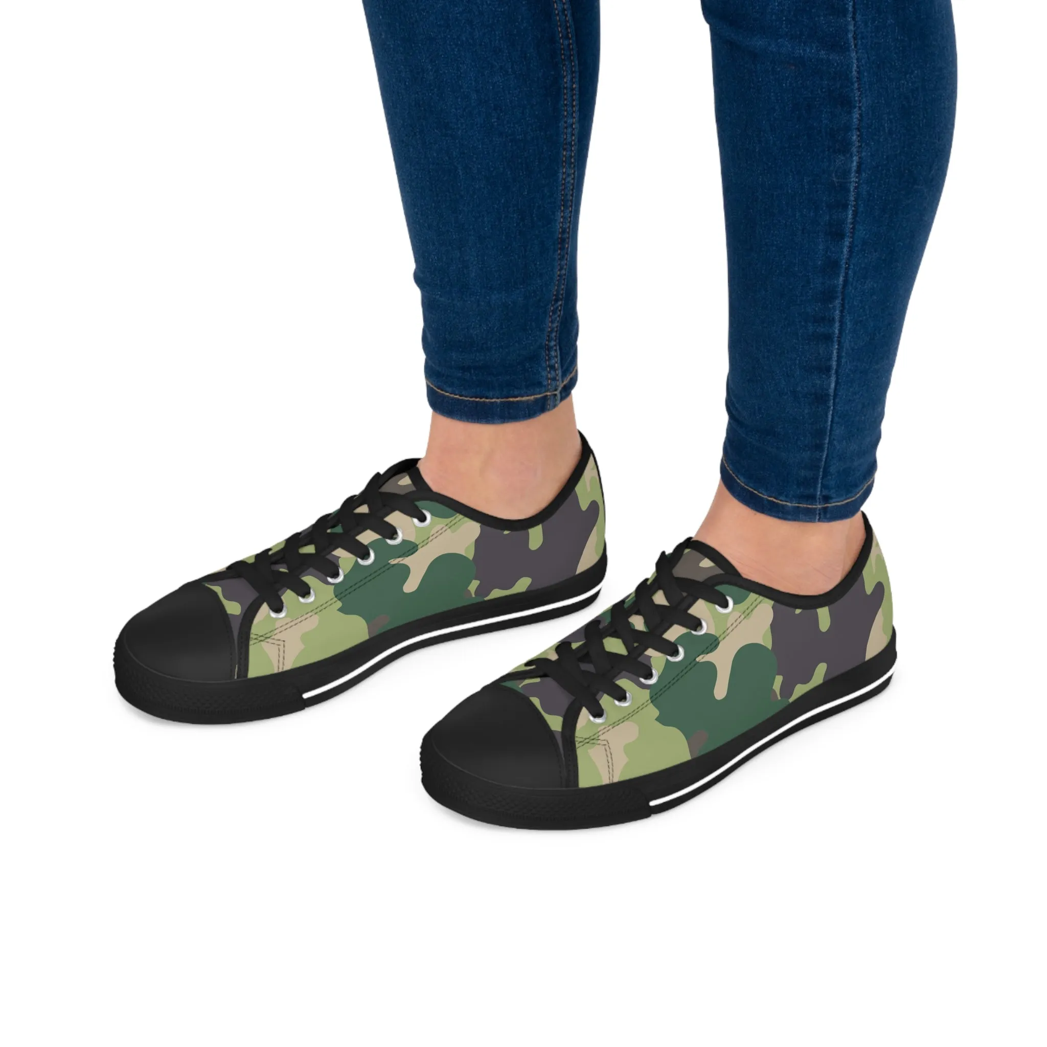 Camo no 9 Women's Low Top Sneakers