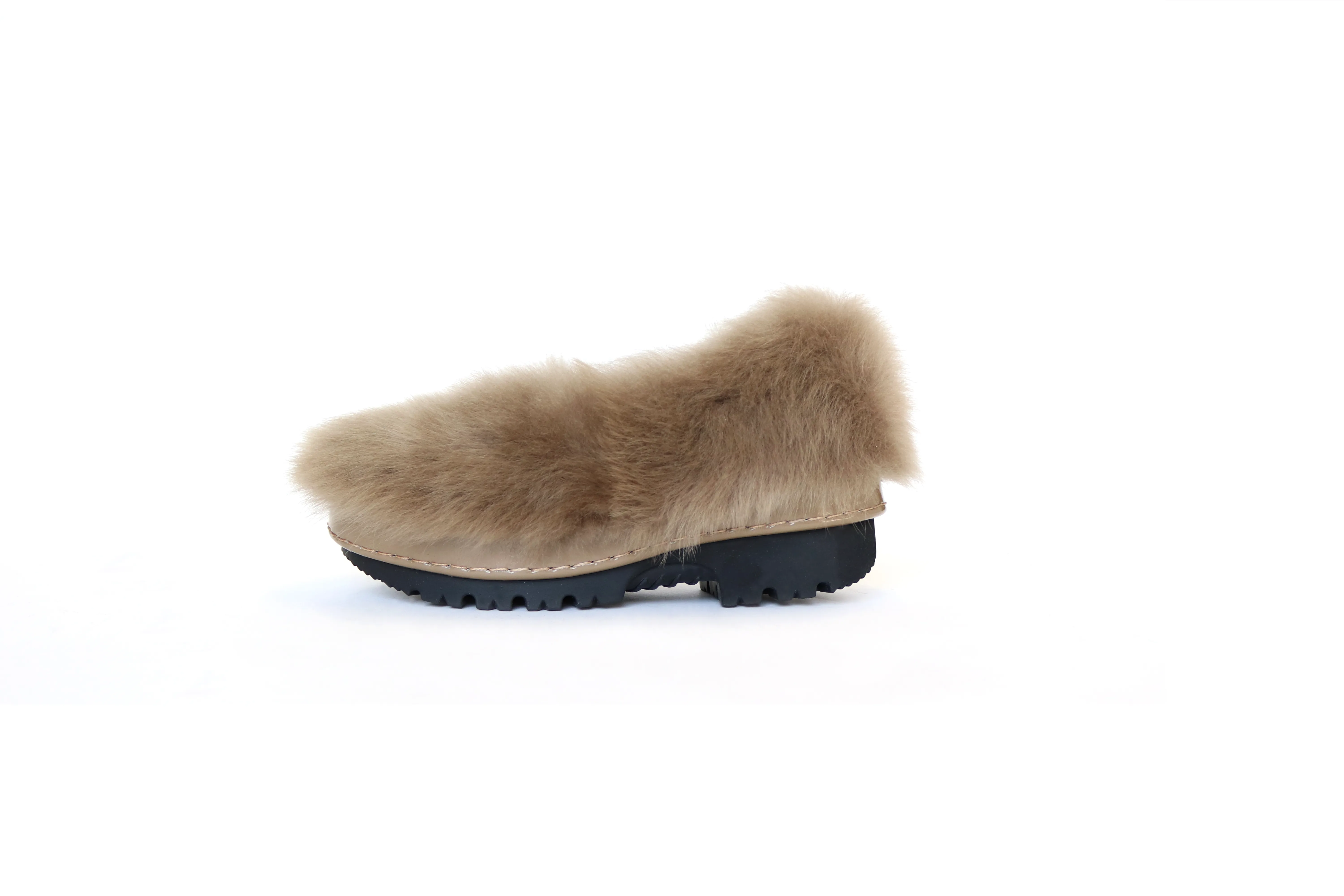 Caramel Fur Shoes
