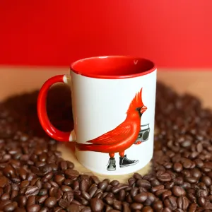 Cardinal wearing Converse Mug