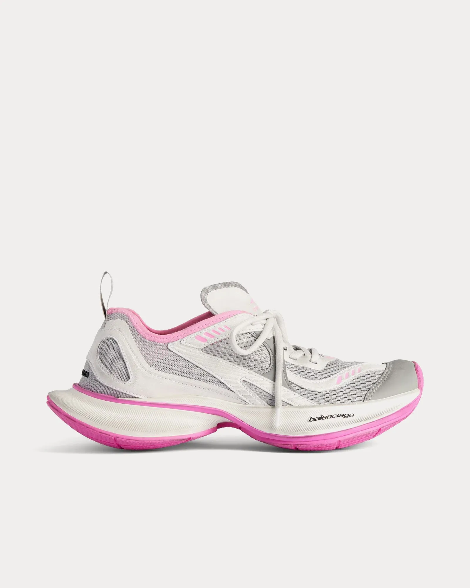 Circuit White / Grey / Pink Low Top Sneakers