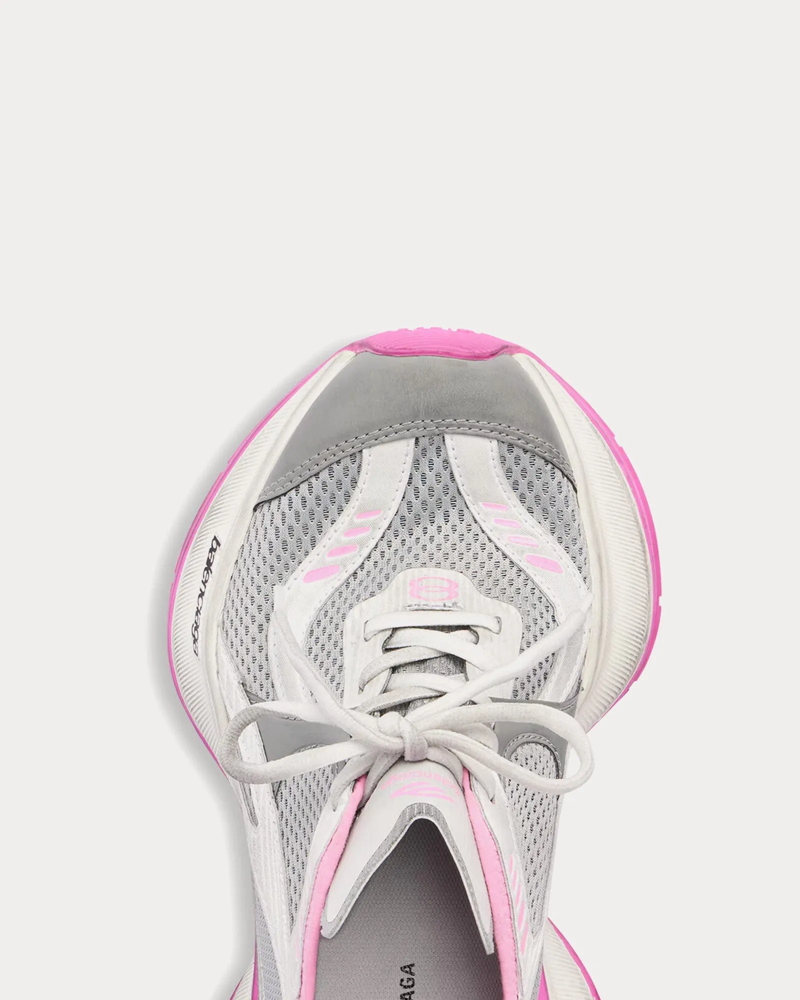 Circuit White / Grey / Pink Low Top Sneakers