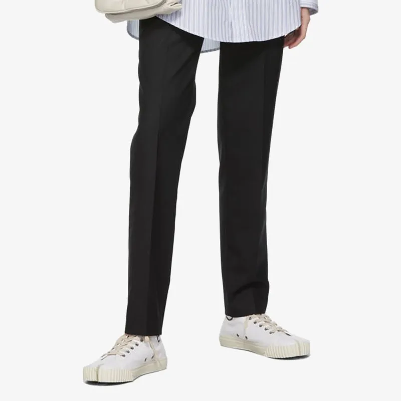 Classic White Cotton Sneakers